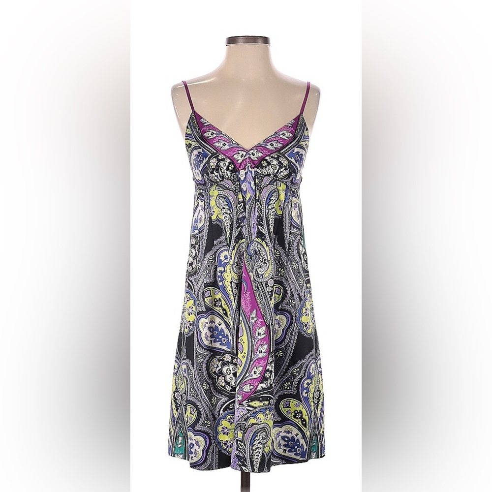 ICE Size 4 Purple Paisley Dress